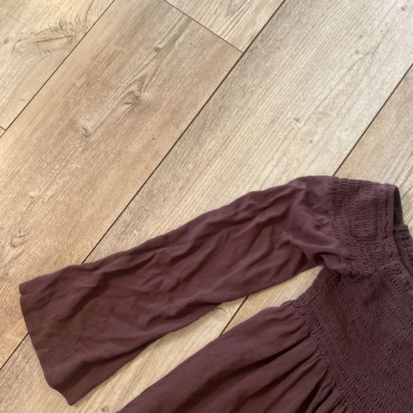 Brown Alter’d State w Rouching Chest  and Embroderment Along Bottom Size L - Picture 4 of 9